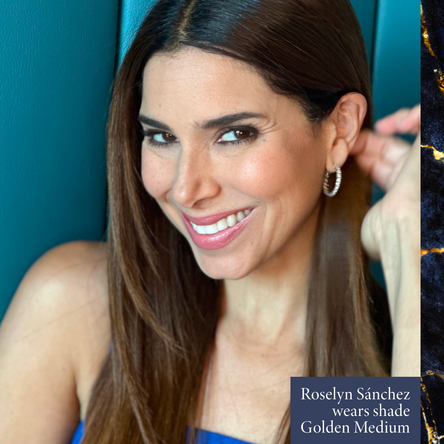 Roselyn Sánchez wears shade Golden Medium