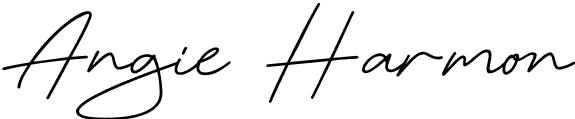 Angie Harmon's signature