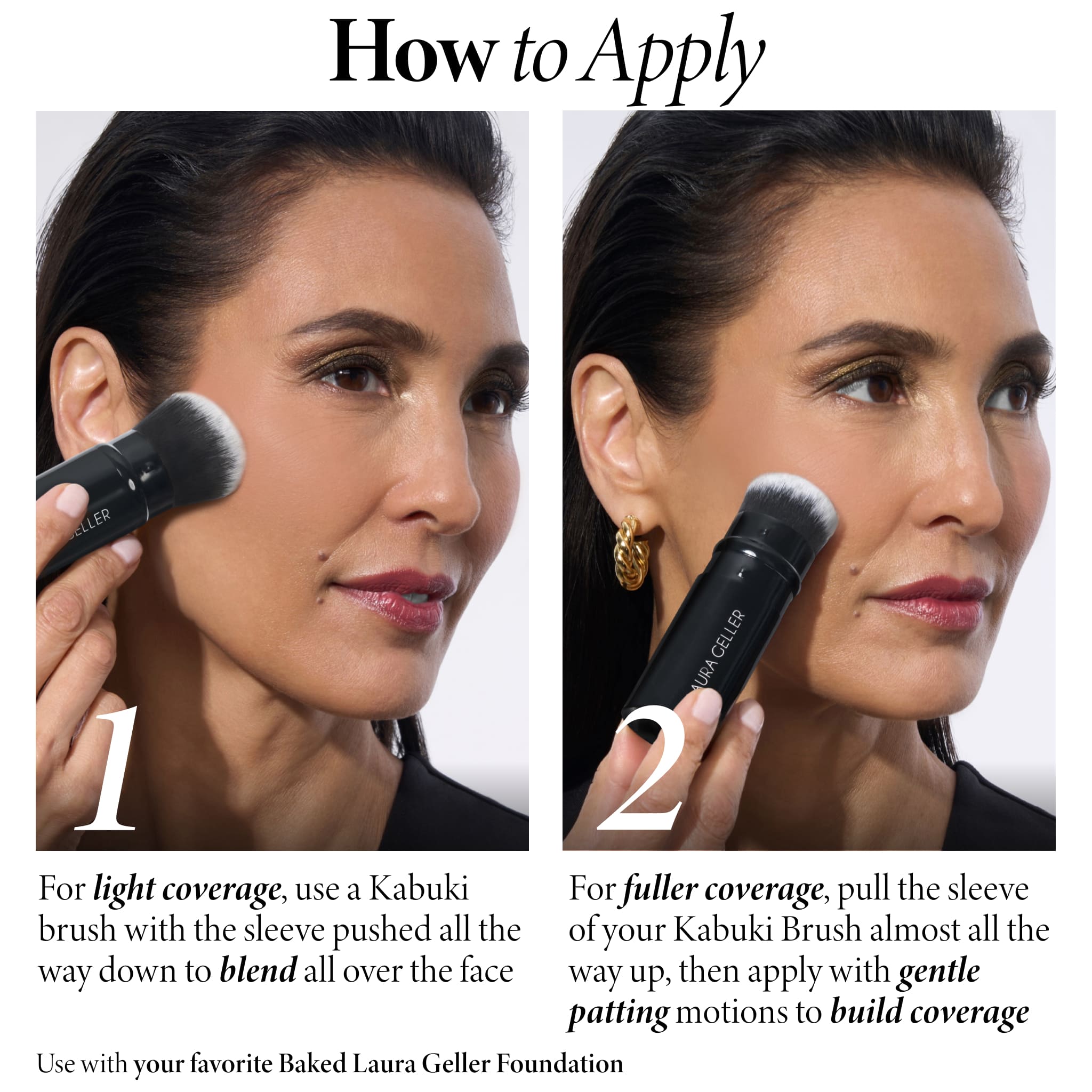 Baked Balance-n-Brighten Foundation how to apply