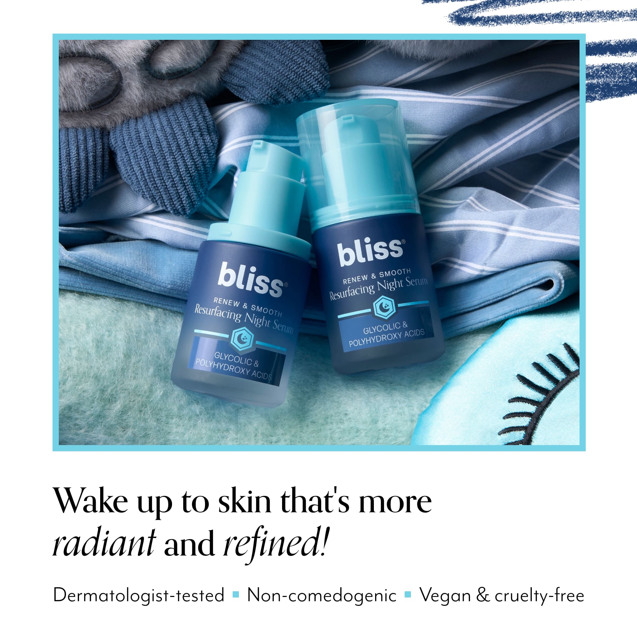 Renew & Smooth Resurfacing Night Serum - new product benefits