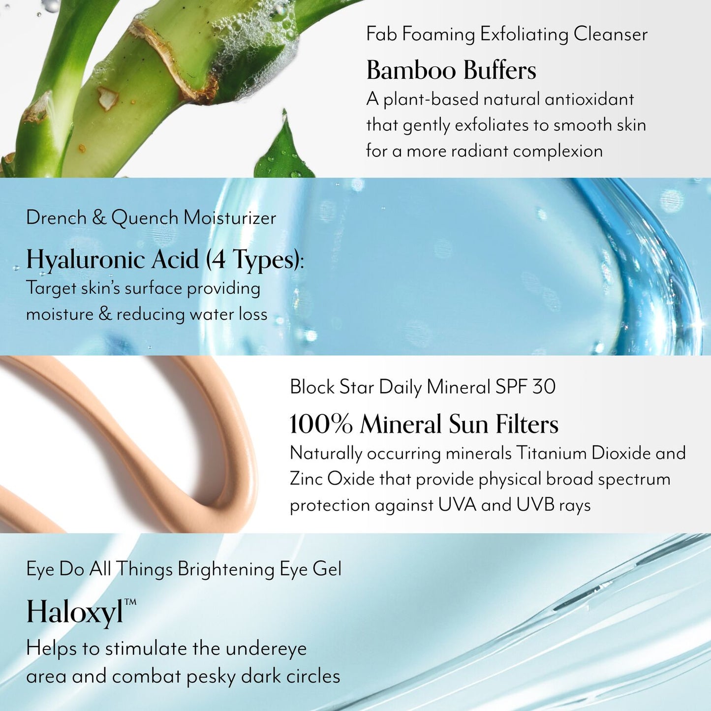 Bliss Starter Kit Bundle - ingredients