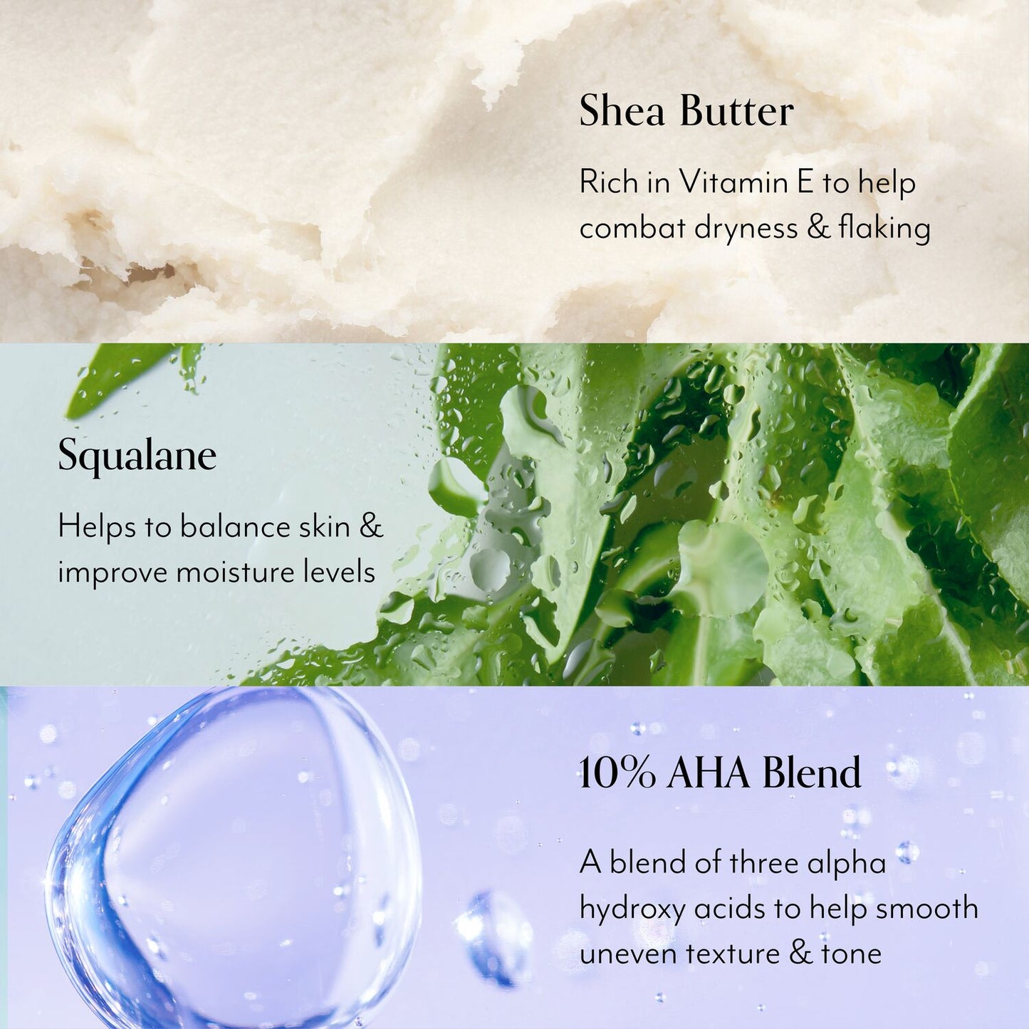 Texture Takedown Skin-Smoothing Body Butter key ingredients