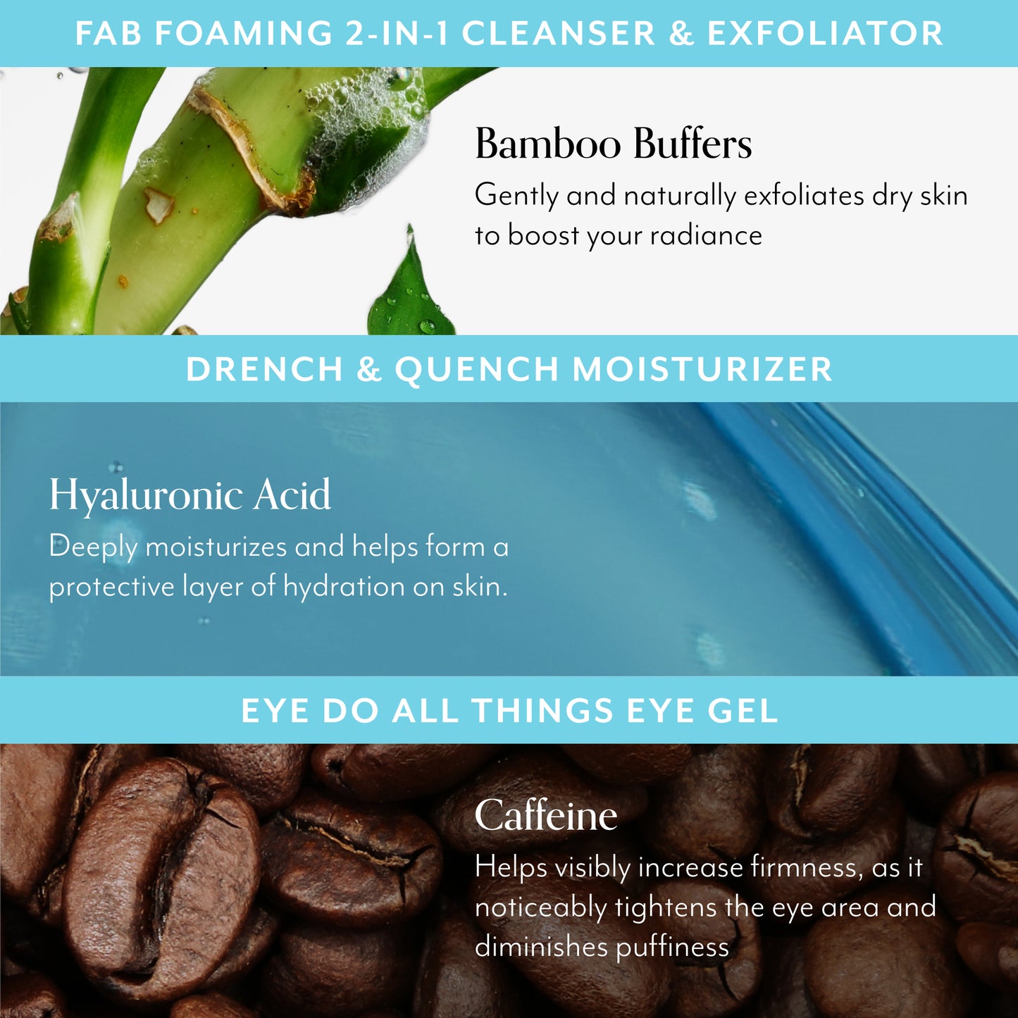 head to toe essentials kit -skincare ingredients