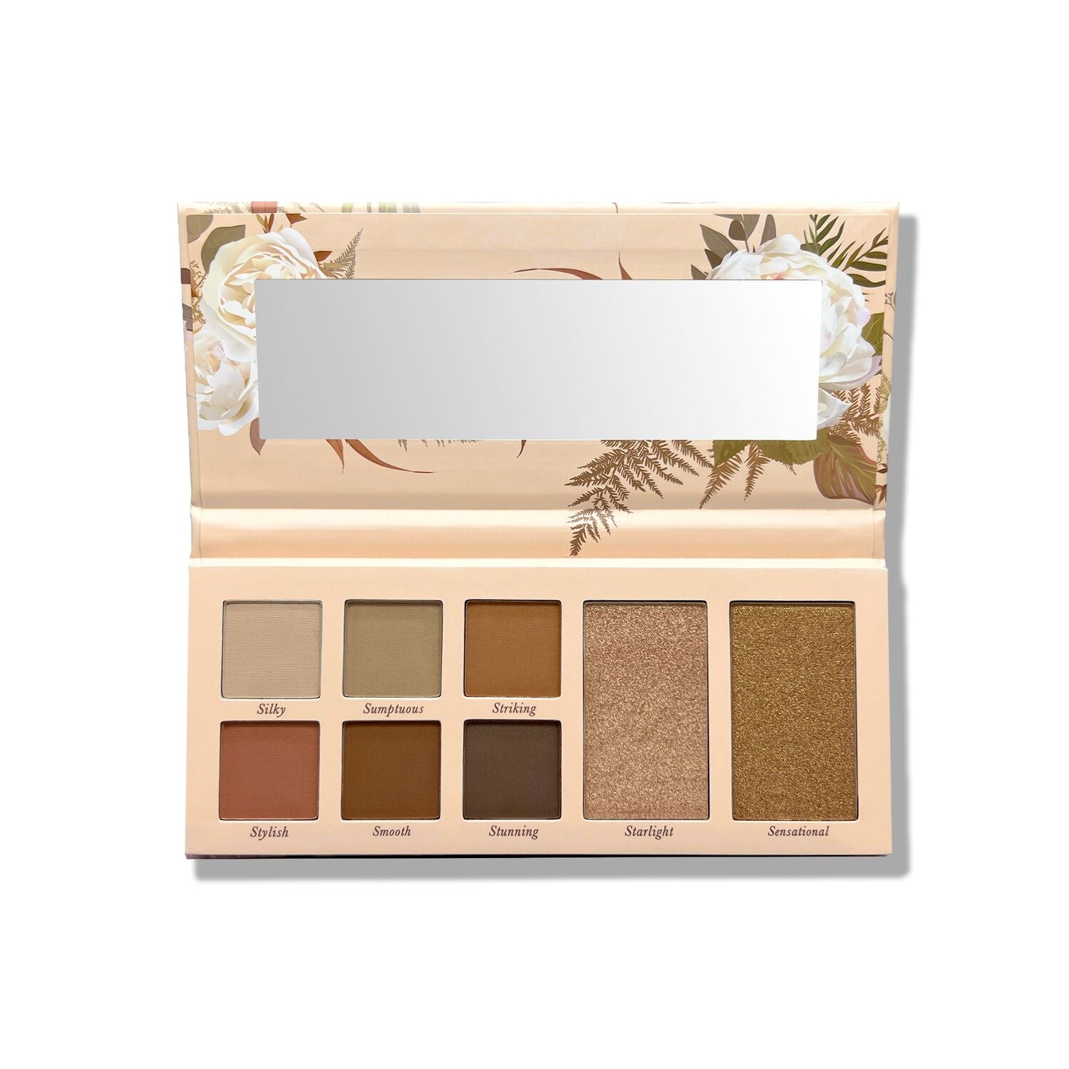 Laura’s Essentials Soft Satins 6-Well Eyeshadow + 2-Well Highlighter Palette