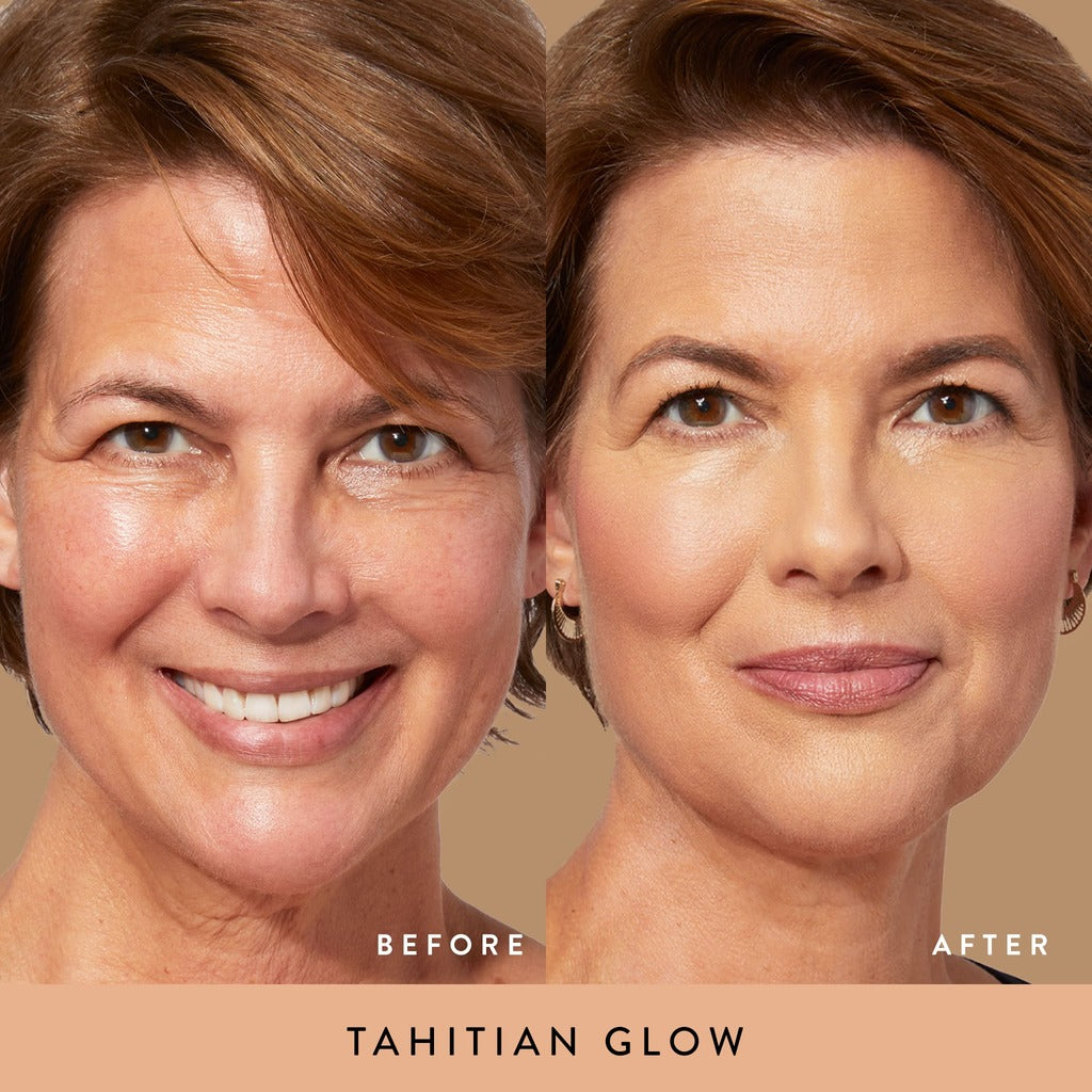 Baked Body Frosting model b&a in tahitian glow