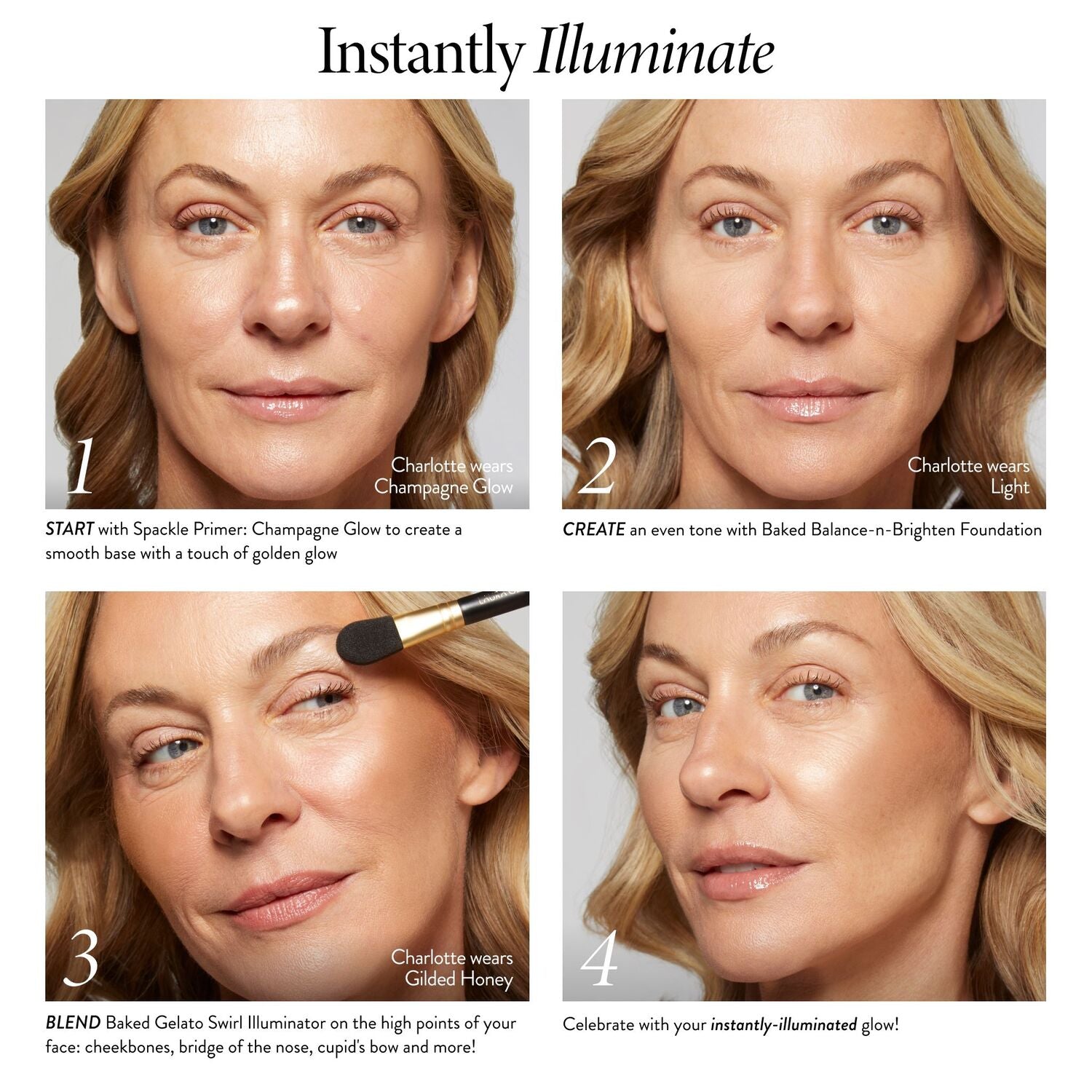 Baked Gelato Swirl Illuminator Gilded Honey - routine builder