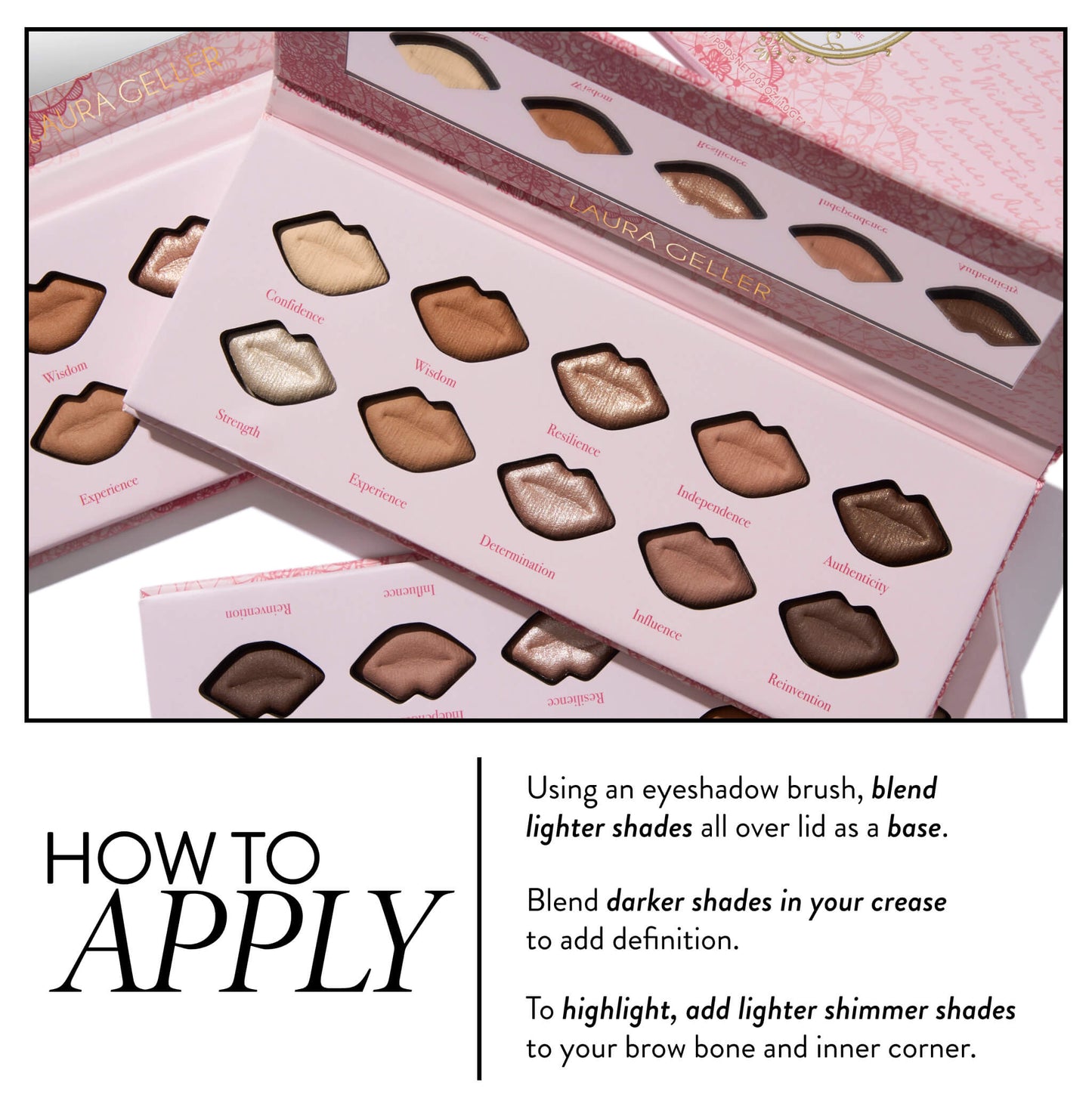 Baked Kisses Eyeshadow Palette how to apply