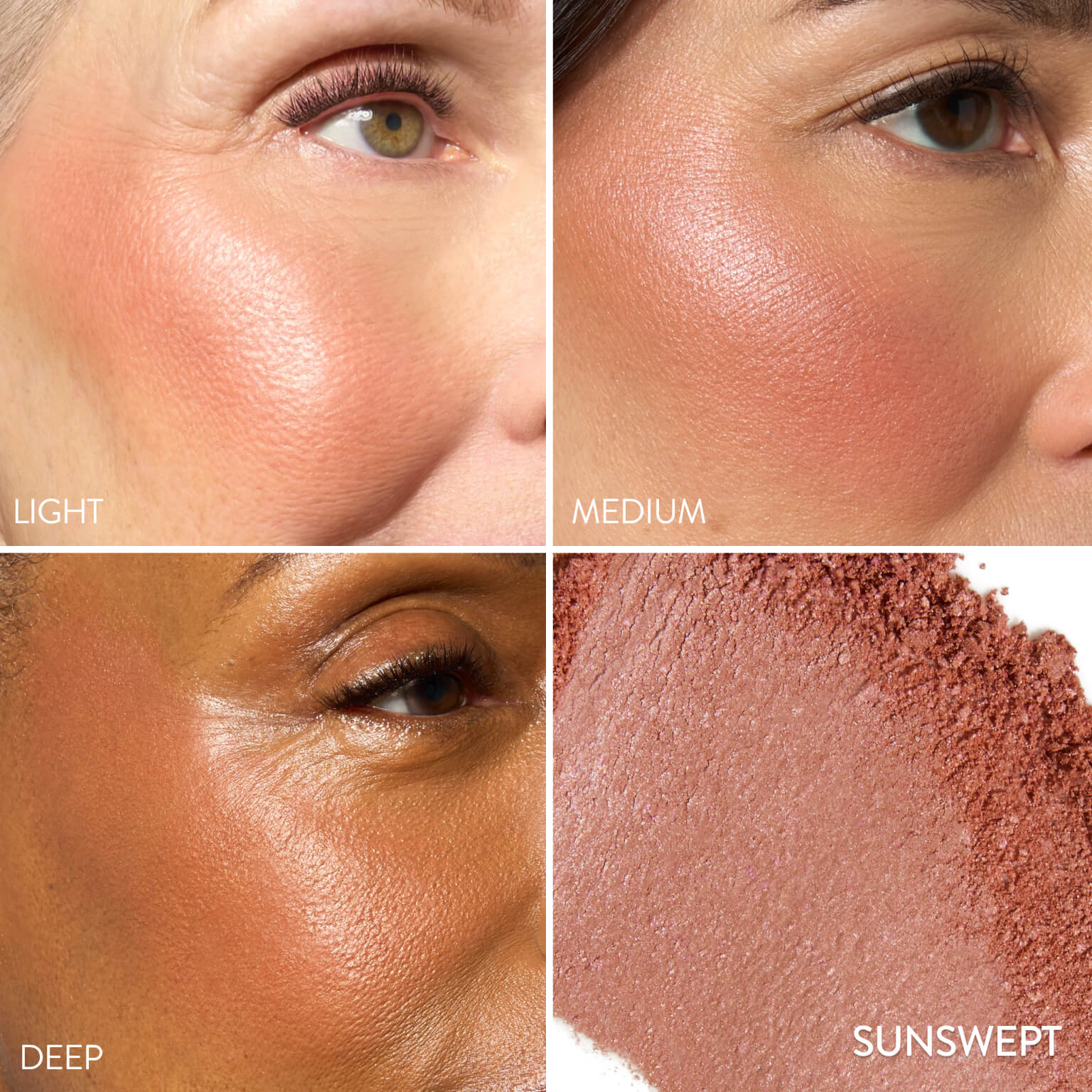 Blush-n-Brighten Model Grid in sunswept