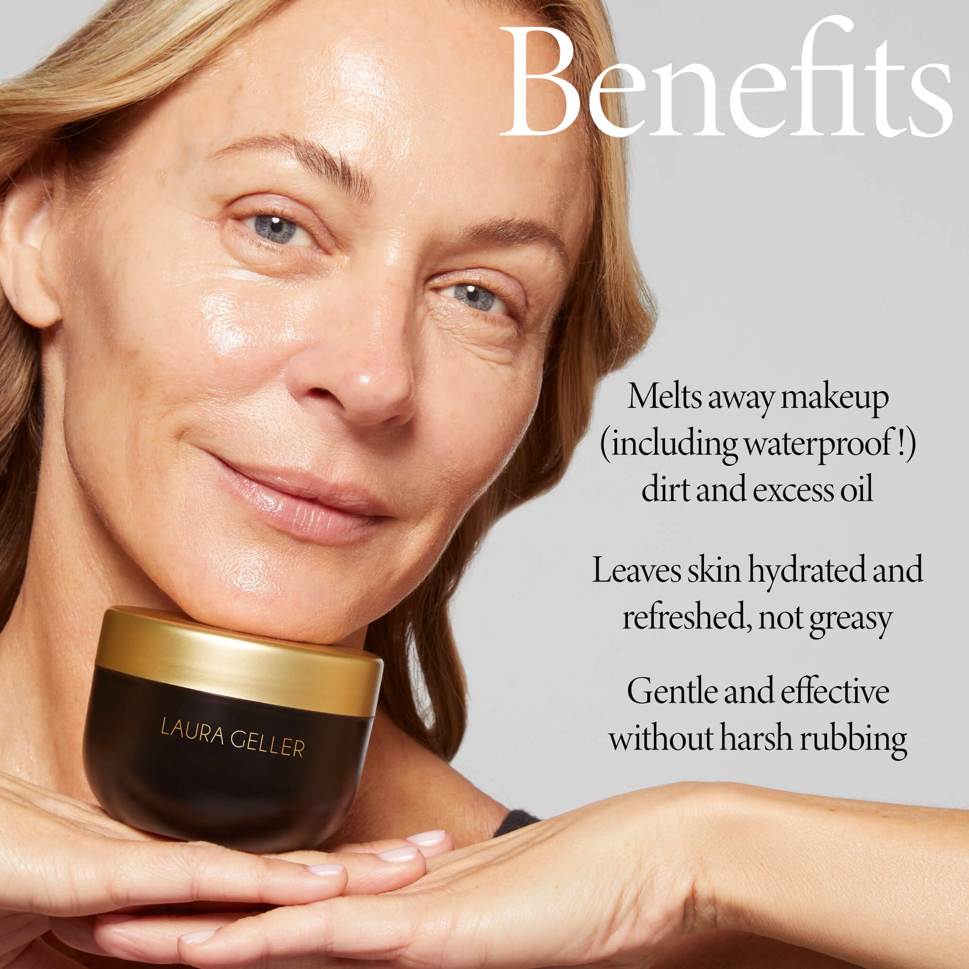 Cold Cream - product benefits with model