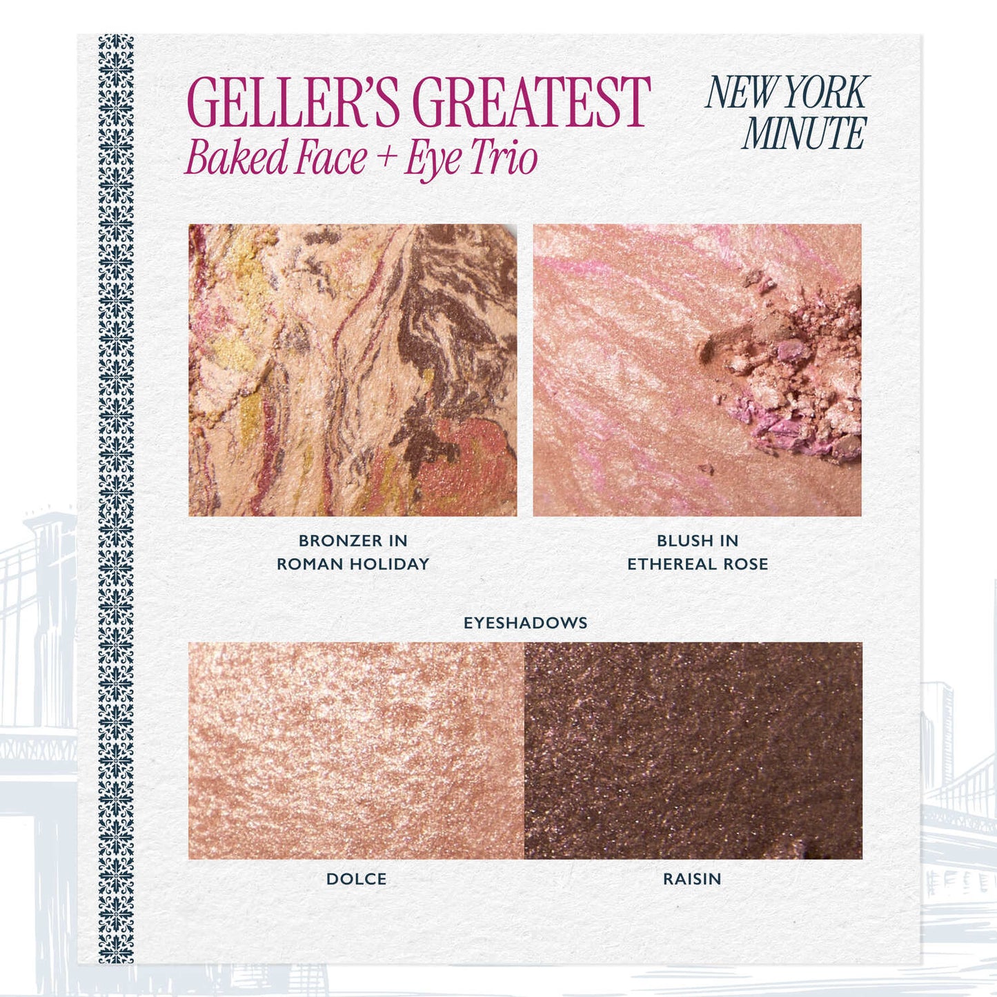 Geller's Greatest Palette New York Minute textures
