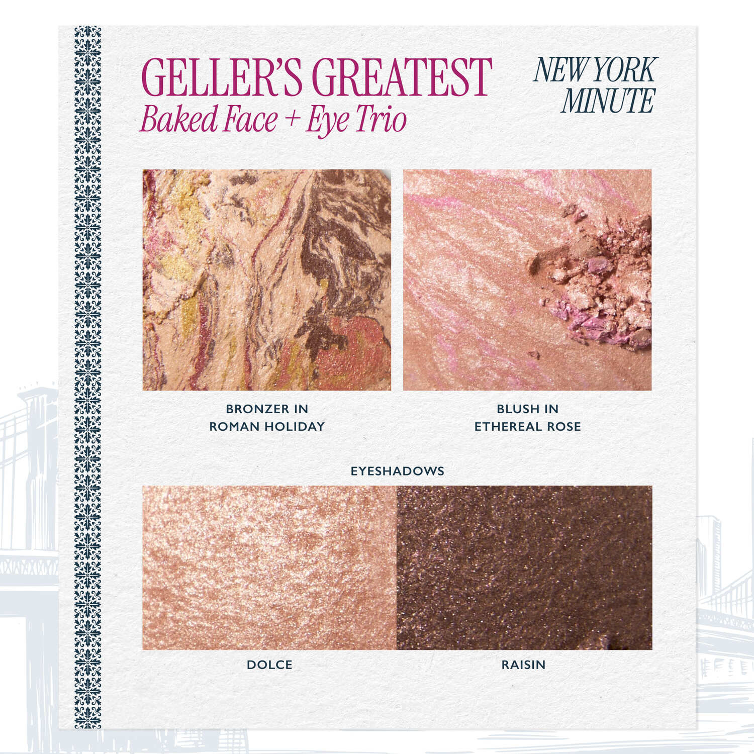 Geller's Greatest Palette New York Minute textures