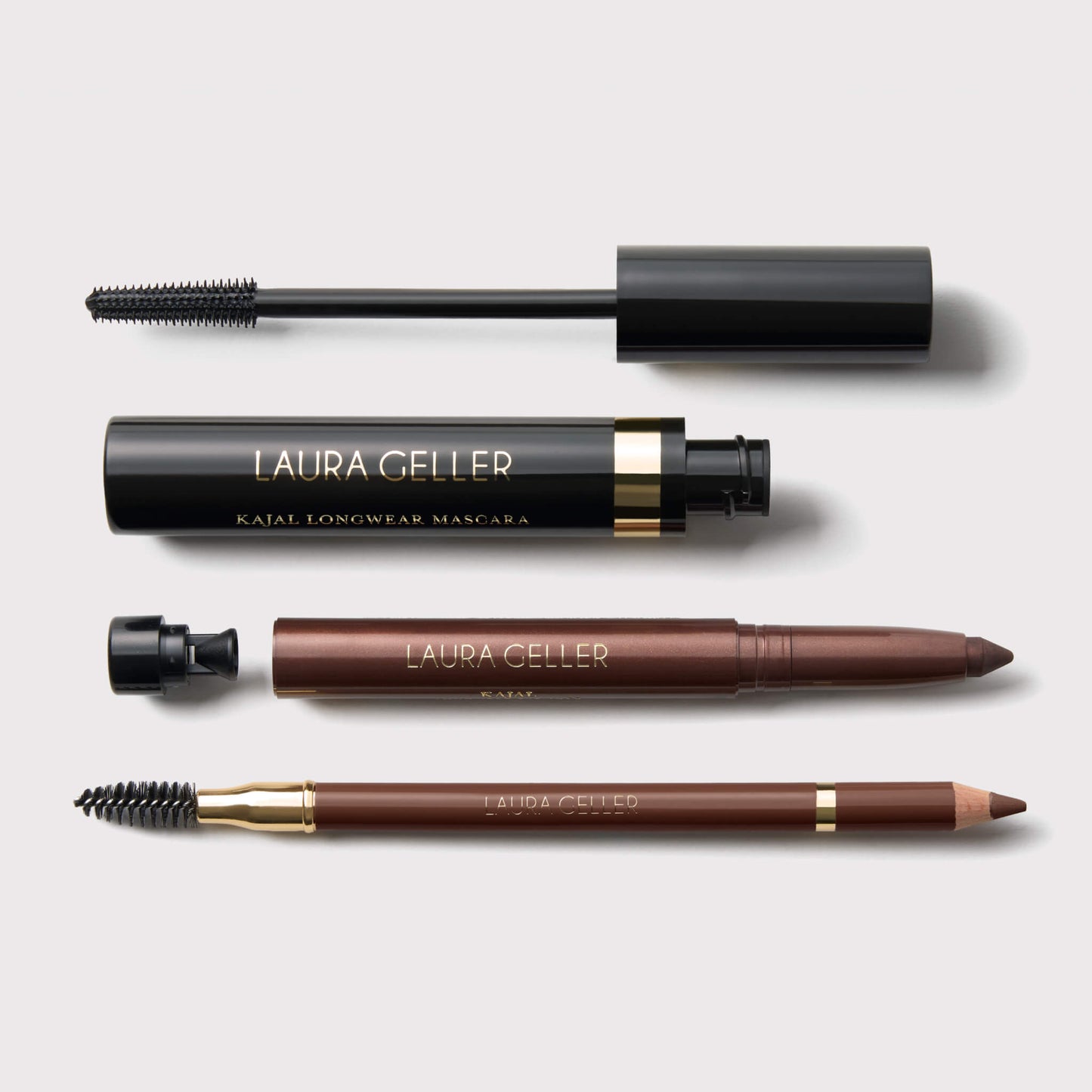 Laura’s 3 E’s: Eyebrows, Eyelash & Eyeliner Kit - Dark Brown