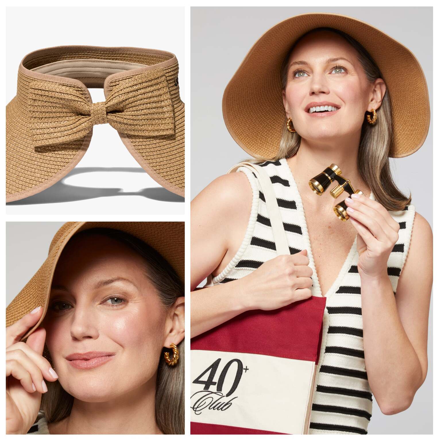 Sun Visor Hat model grid