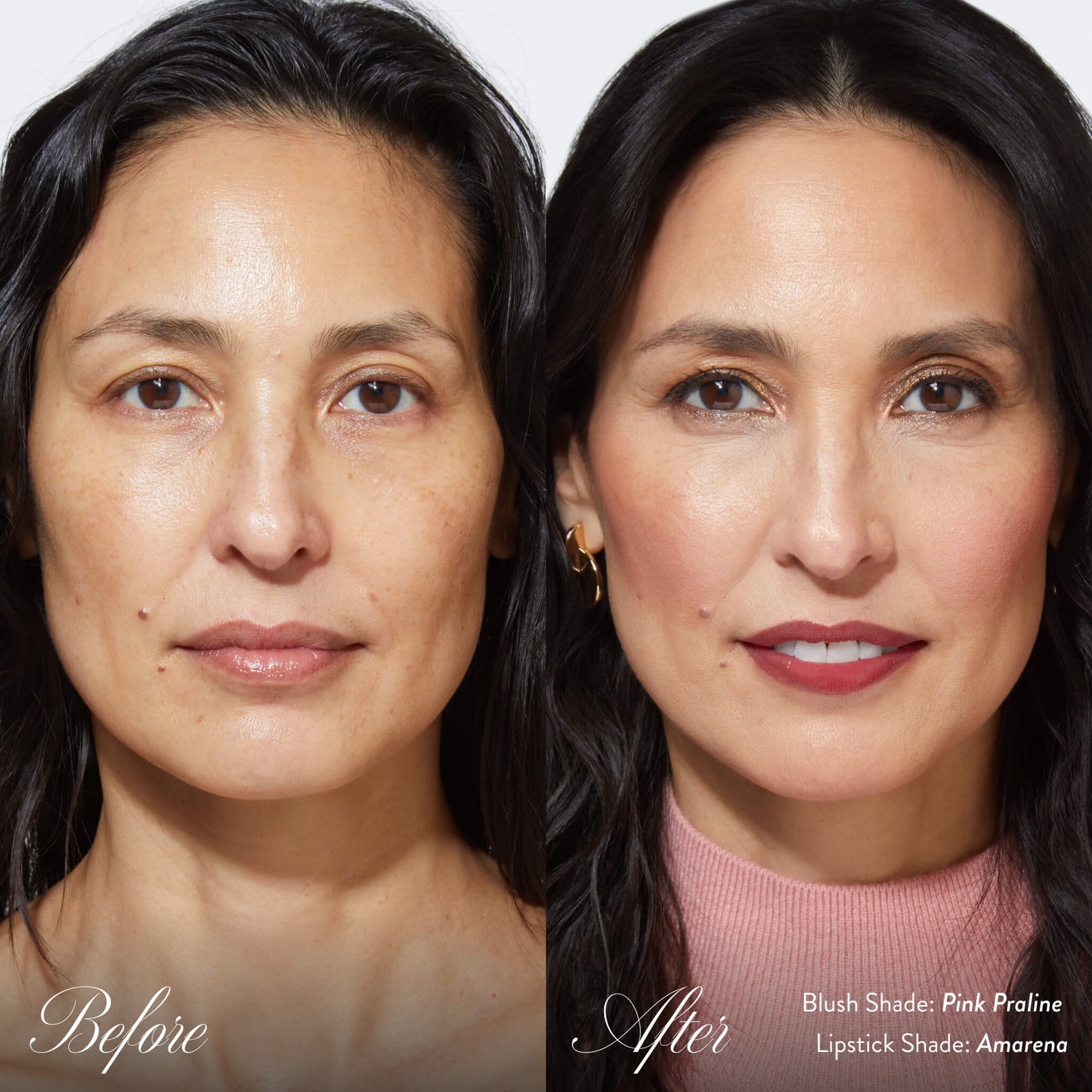 It's a Pink Thing Marbleized Makeup Collection model B&A