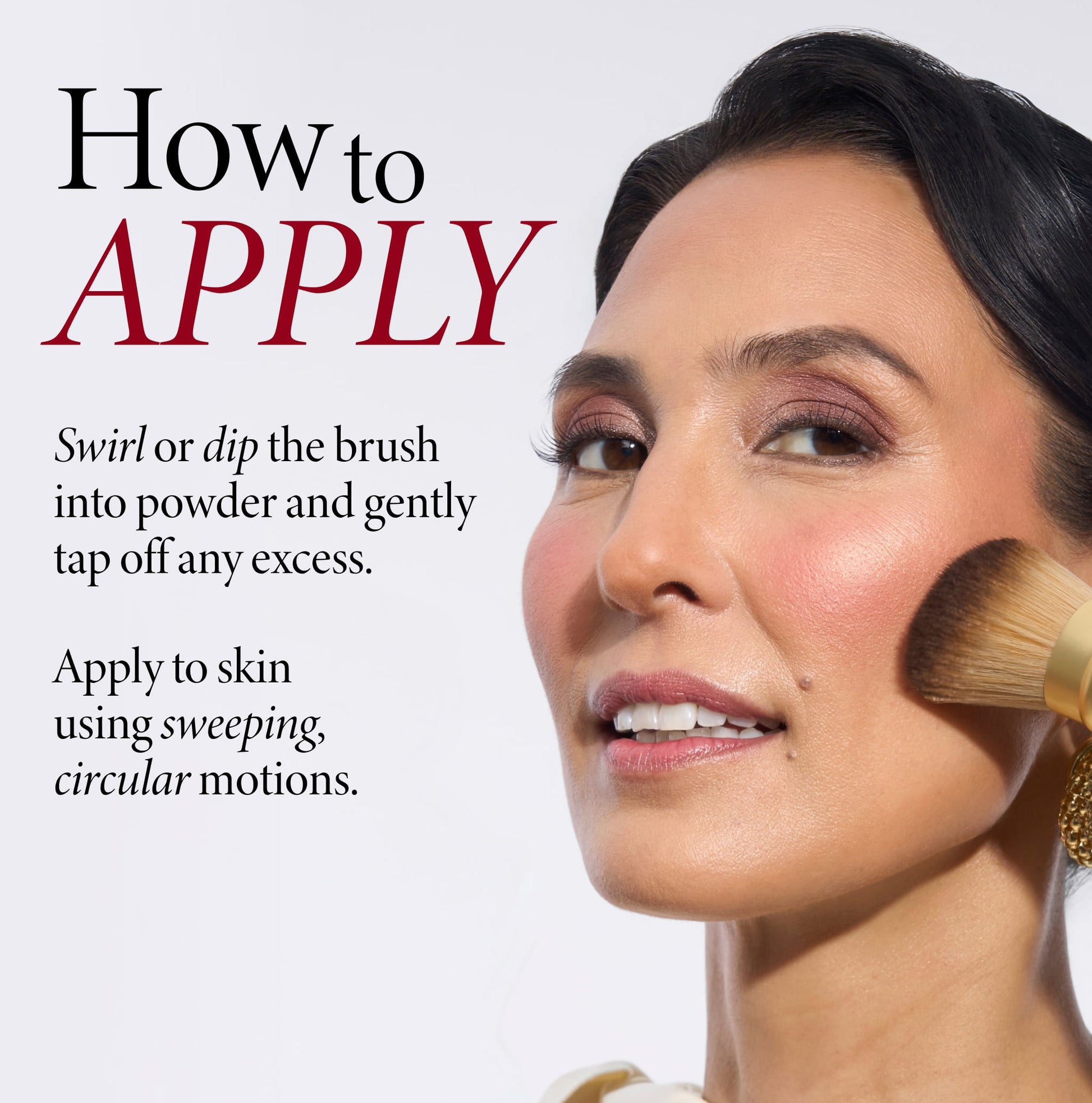 Retractable Angled Kabuki Brush how to apply