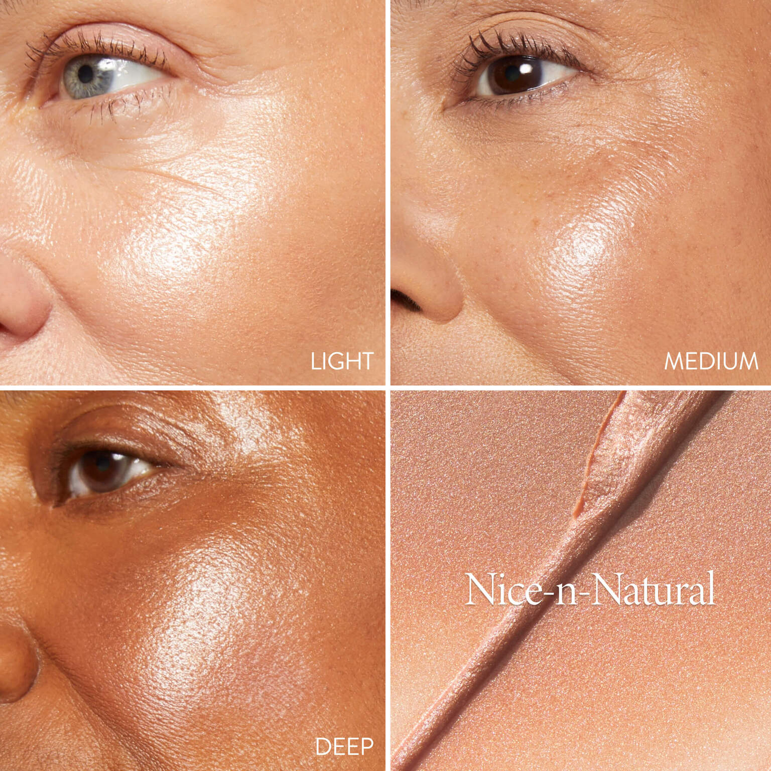 The Wonder Balm Model Shade Grid in Nice-n-Natural