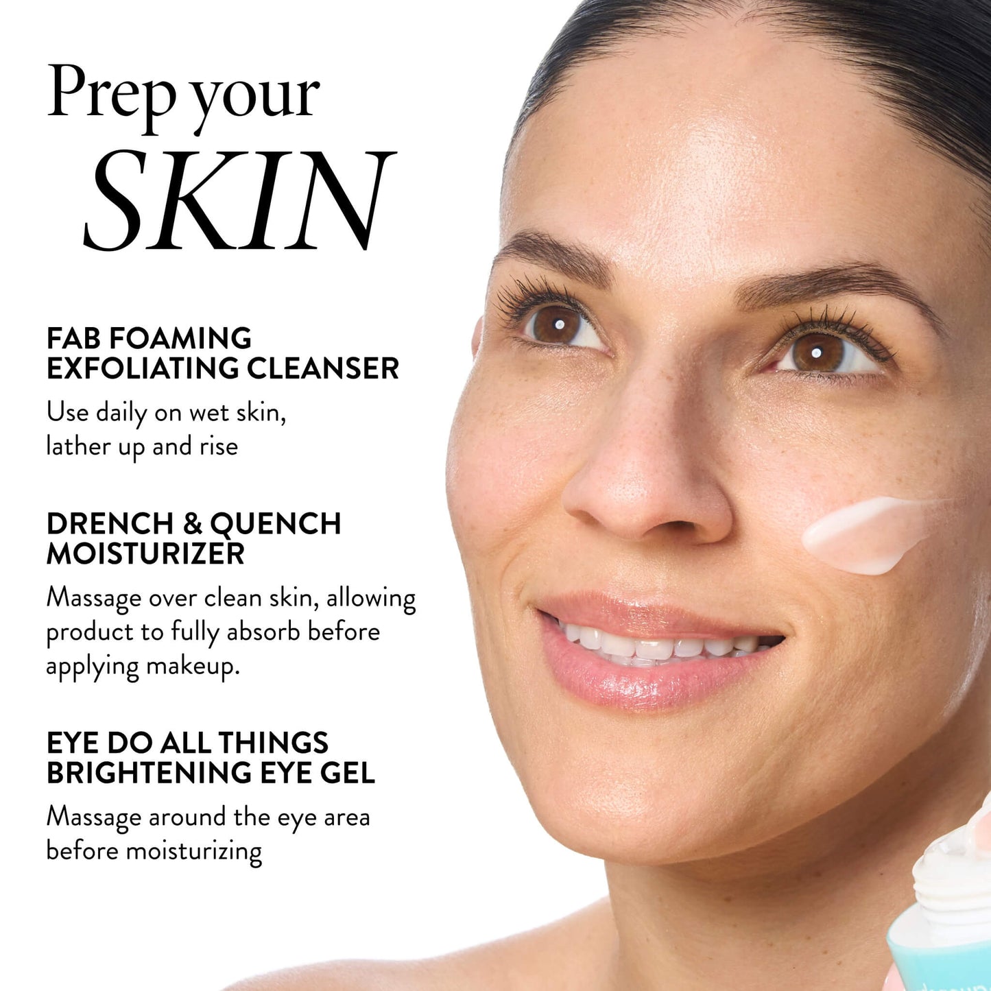 The Daily Essentials Kit how to apply skincare