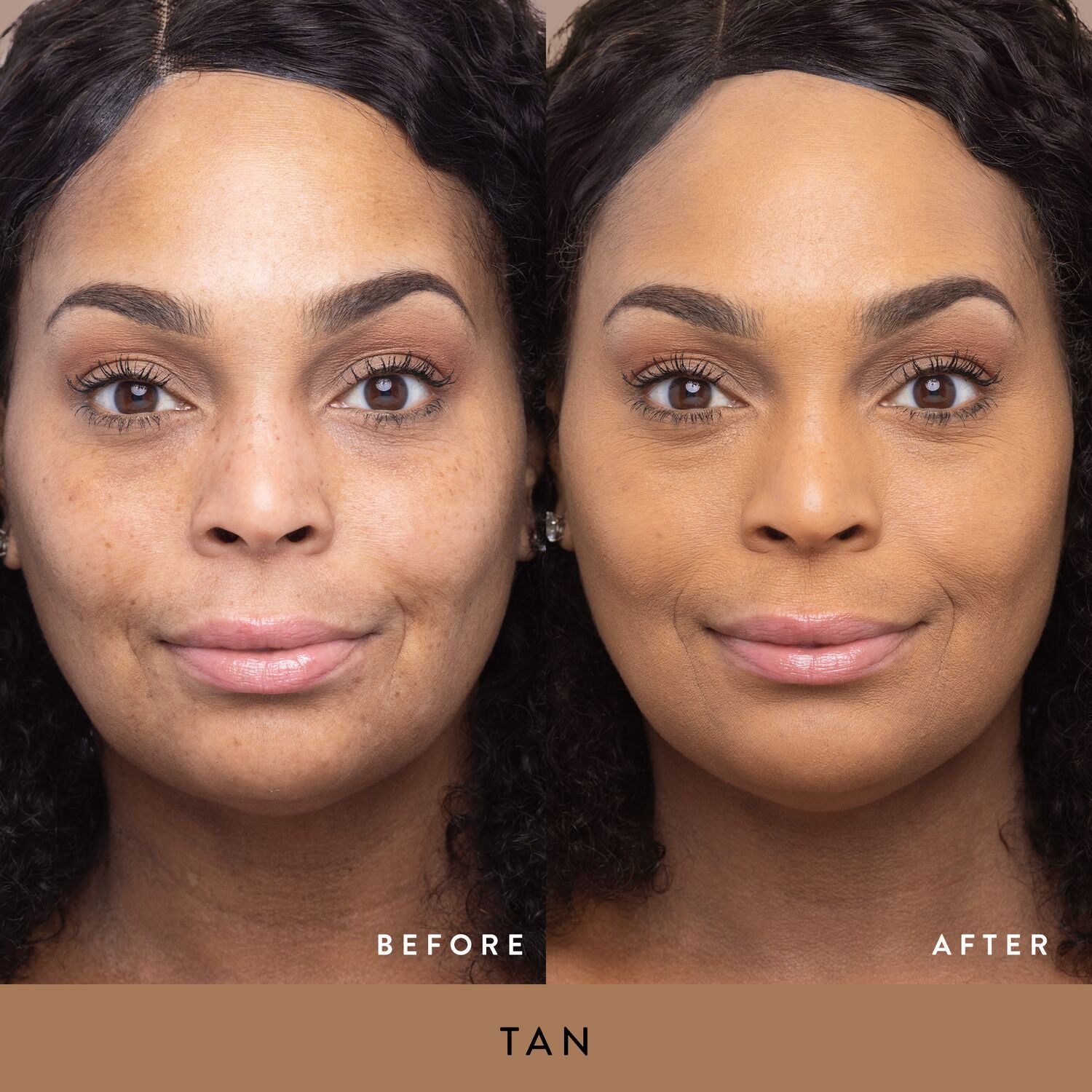 Double Take Liquid Foundation model B&A in Tan