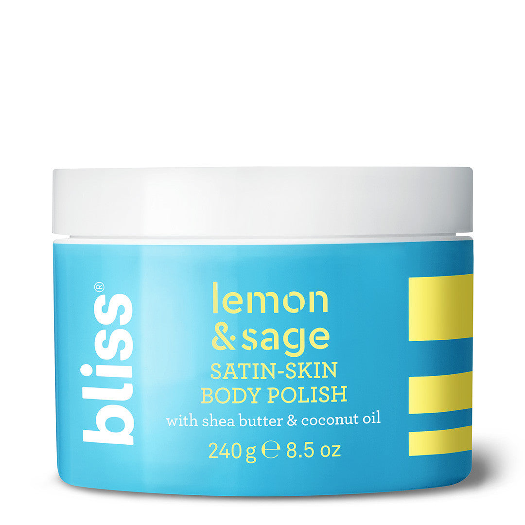 Lemon & Sage Satin-Skin Body Scrub - soldier