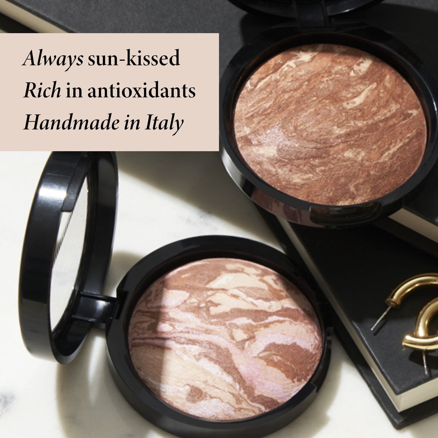 Baked Bronze-n-Brighten Multipurpose Bronzer product benefits