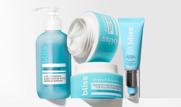 Bliss x LG skincare routine quiz finder image
