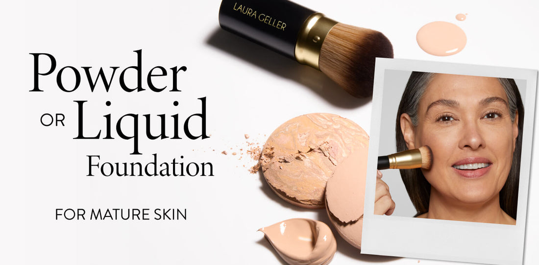 Powder vs Liquid Foundation: Mature Skin Guide