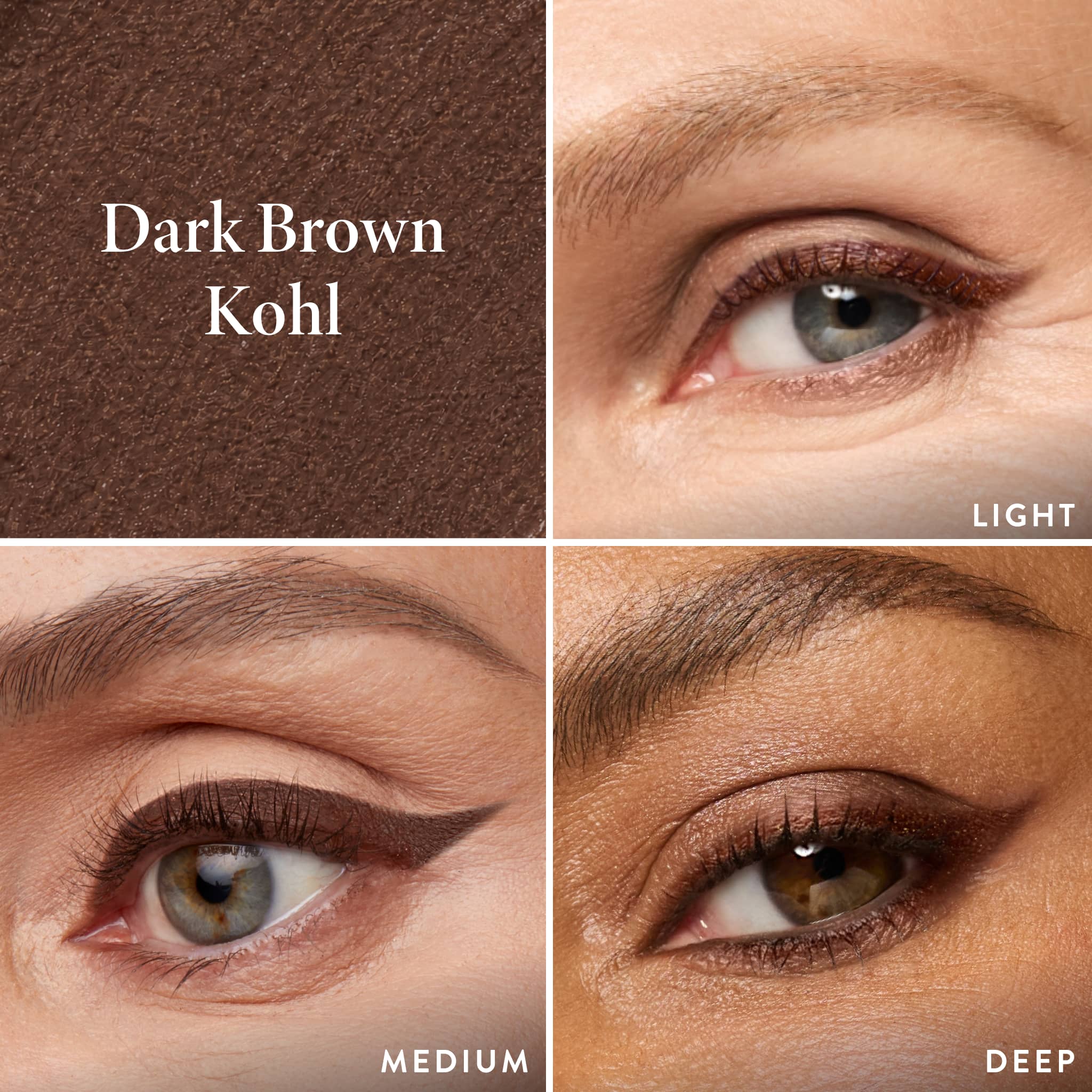 Dark Brown Kohl Model Grid