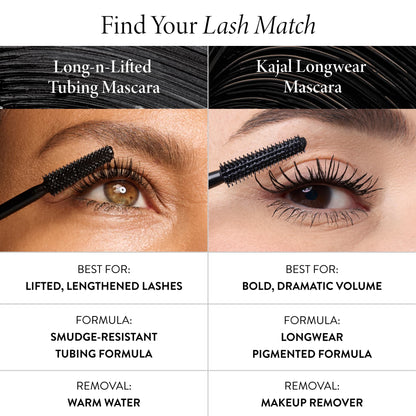 Kajal Longwear Mascara Comparison Chart New