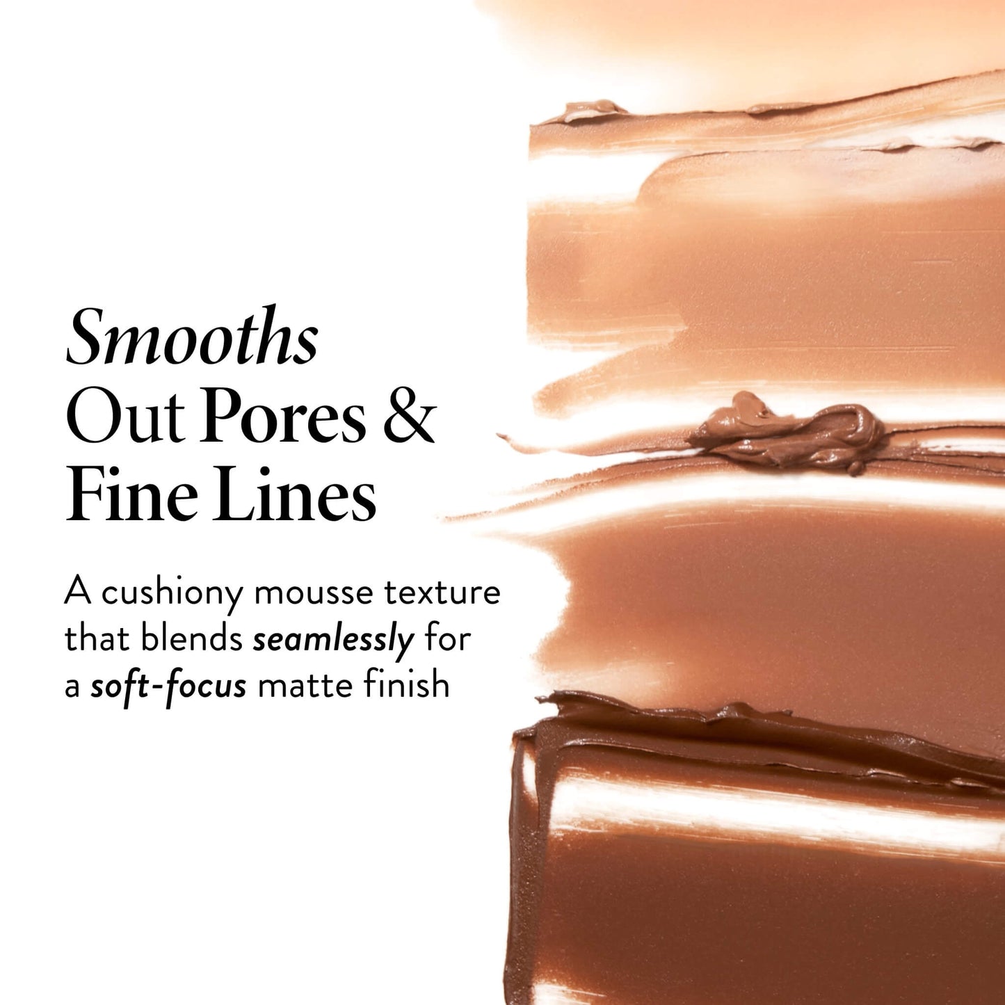 Weightless Whip Blurring Mousse Foundation texture shot