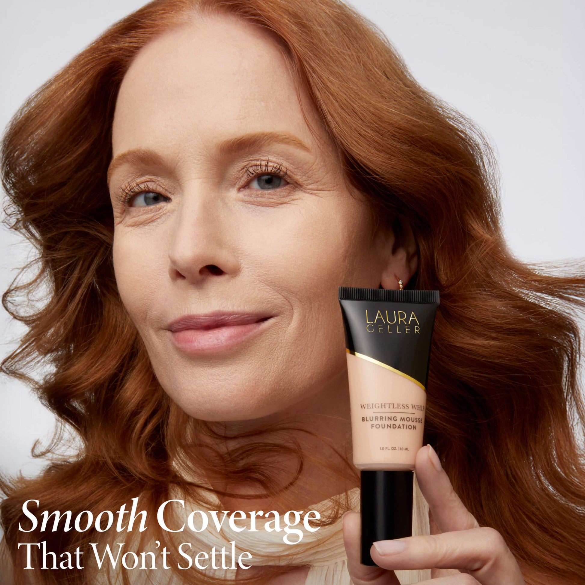 Weightless Whip Blurring Mousse Foundation model with product
