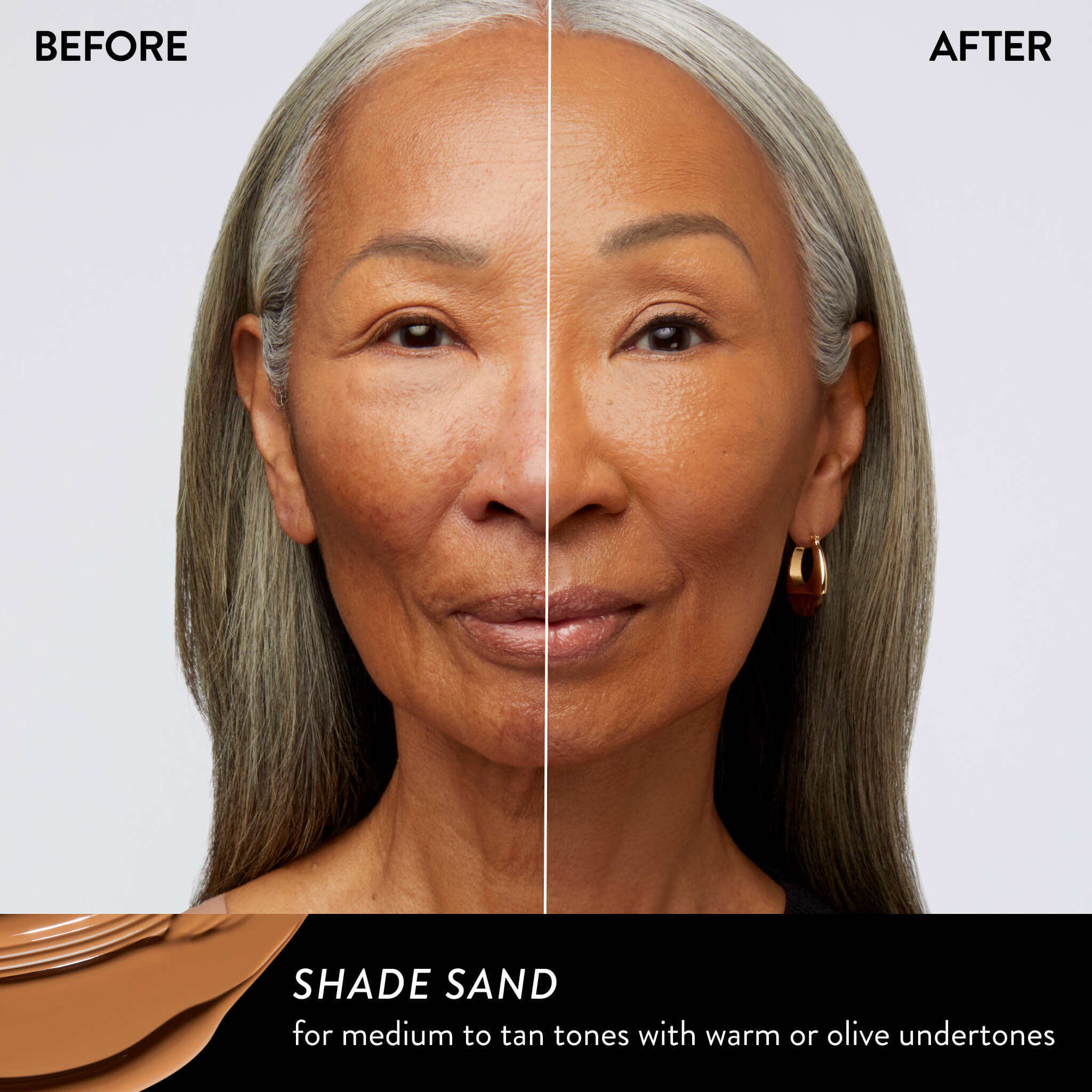 Better Than ‘Block Skincare-Infused Serum Foundation with Broad Spectrum SPF 50+ BA sand