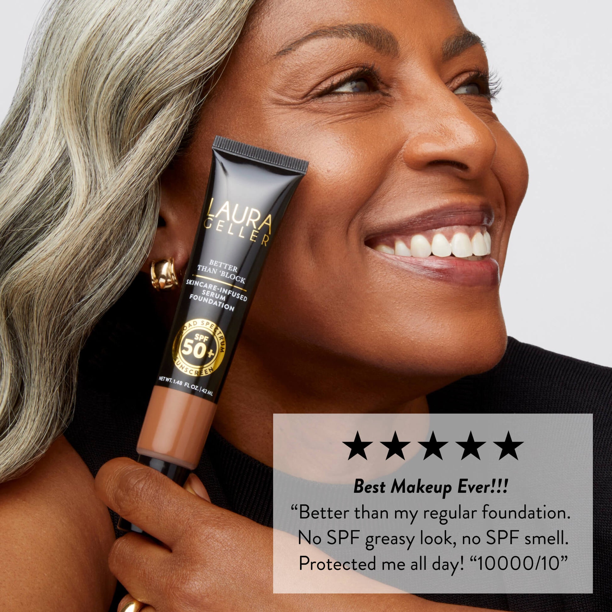 Better Than ‘Block Skincare-Infused Serum Foundation with Broad Spectrum SPF 50+ quote