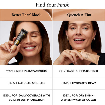 Better Than ‘Block Skincare-Infused Serum Foundation with Broad Spectrum SPF 50+ comparison chart