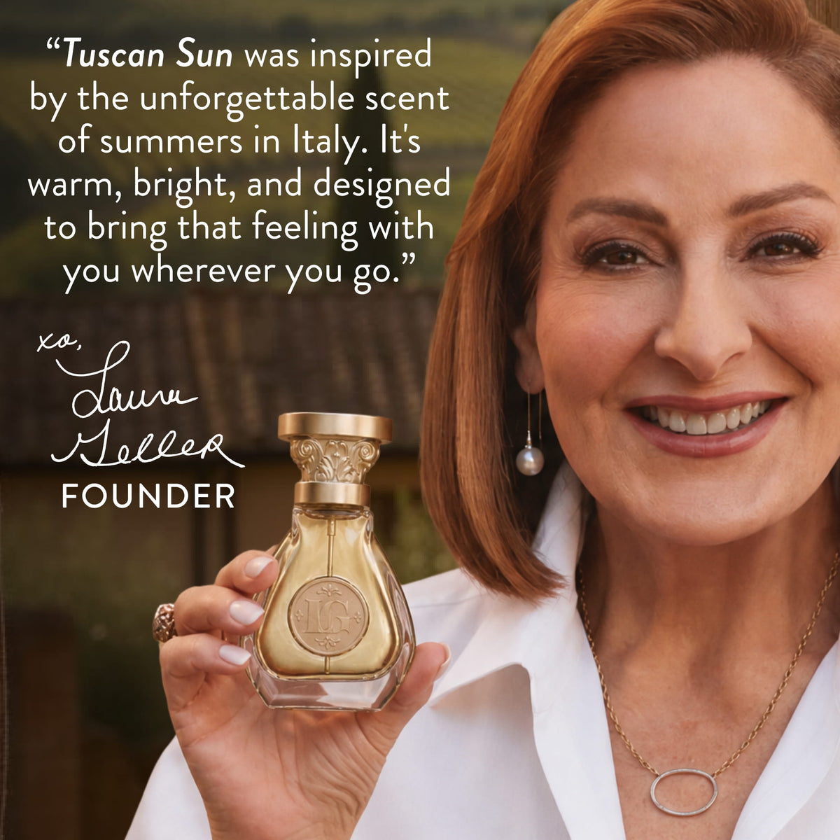 Tuscan Sun Eau de Toilette Laura w/ product
