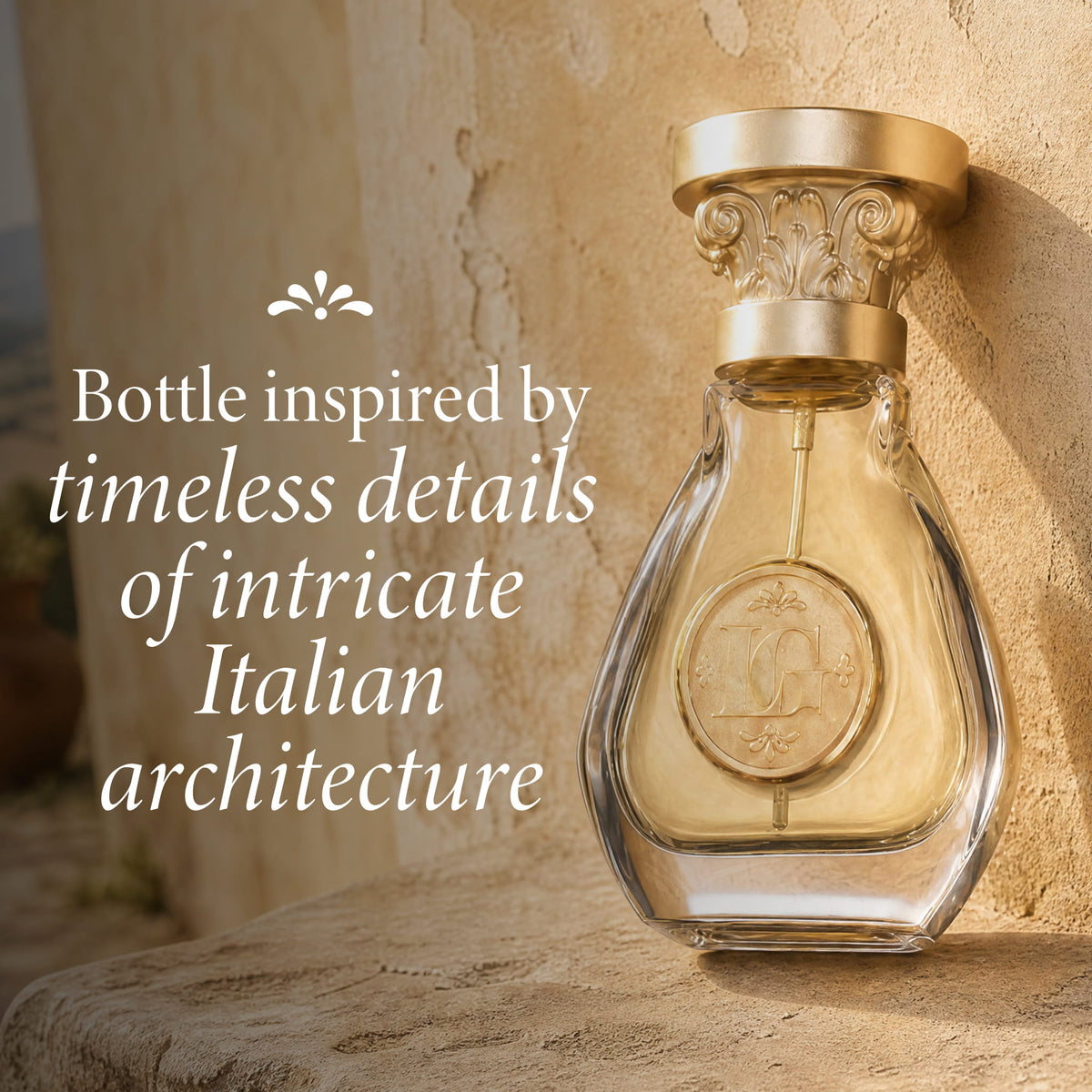 Home & Away Tuscan Dream Fragrance Up close big bottle