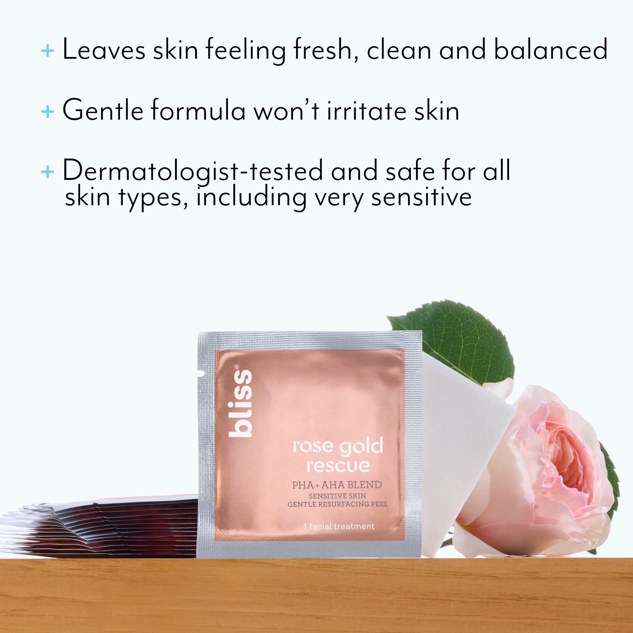Rose Gold Rescue Resurfacing Pads - claims