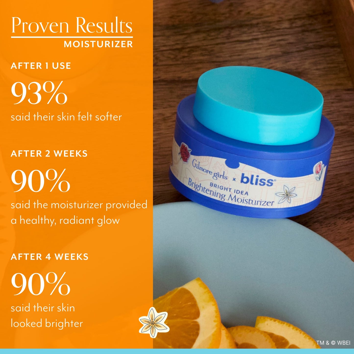 Bliss x Gilmore Girls Bright Idea Brightening Serum + Moisturizer Duo - Moisturizer claim