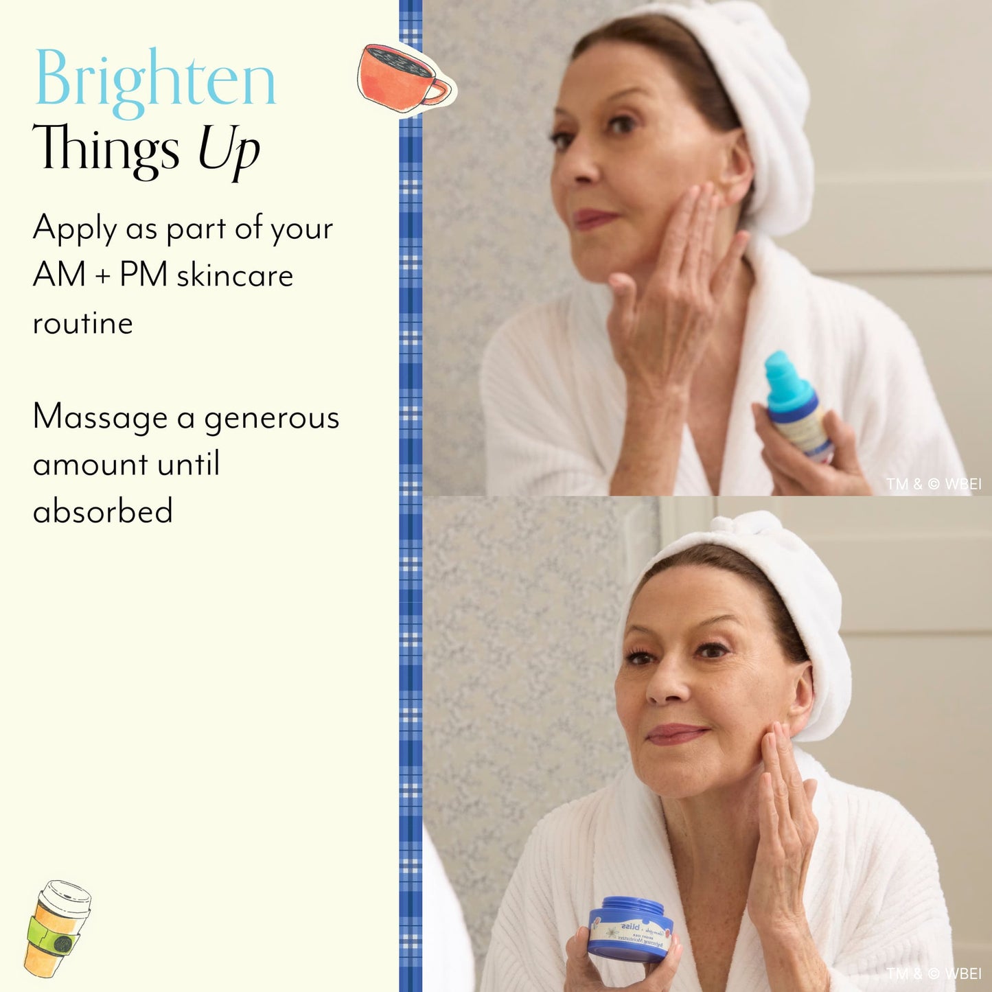 Bliss x Gilmore Girls Bright Idea Brightening Serum + Moisturizer Duo - How to Apply 