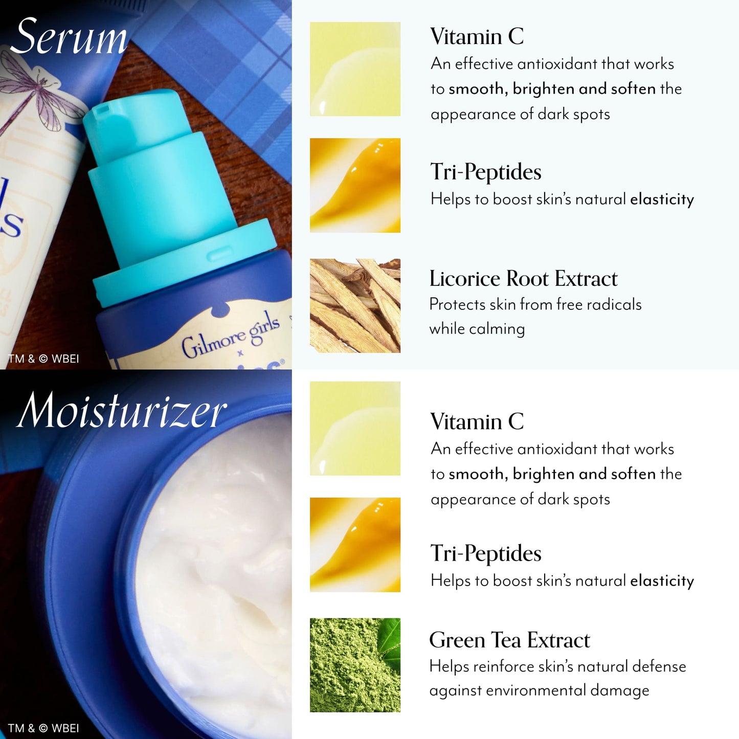 Bliss x Gilmore Girls Bright Idea Brightening Serum + Moisturizer Duo - Key Ingredients