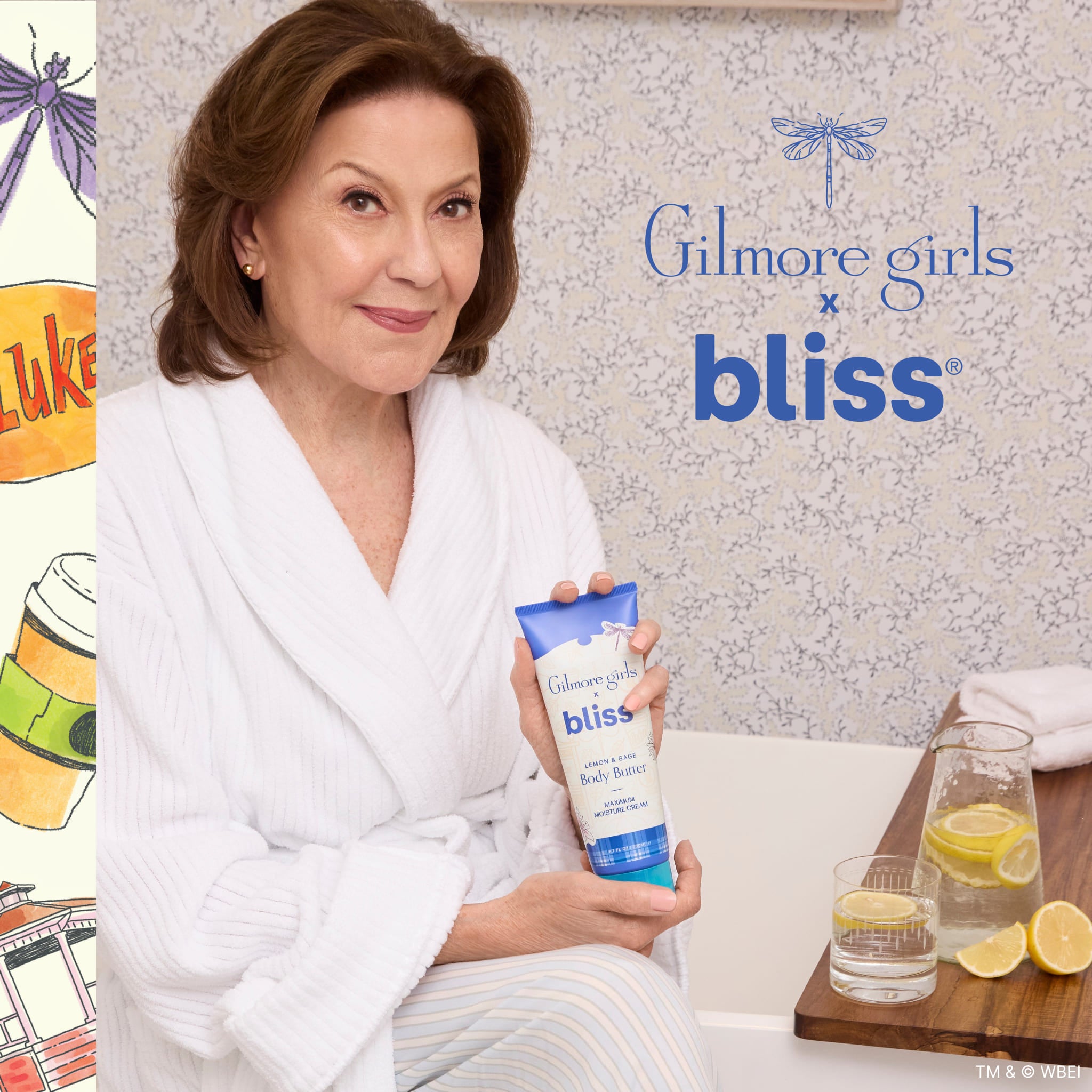 Bliss x Gilmore Girls Lemon & Sage Body Butter Maximum Moisture Cream - Lifestyle