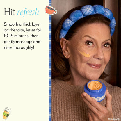 Bliss x Gilmore Girls Pumpkin Powerhouse Resurfacing & Exfoliating Mask + Spa Headband - How to Apply