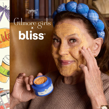 Bliss x Gilmore Girls Pumpkin Powerhouse Resurfacing & Exfoliating Mask + Spa Headband - Lifestyle