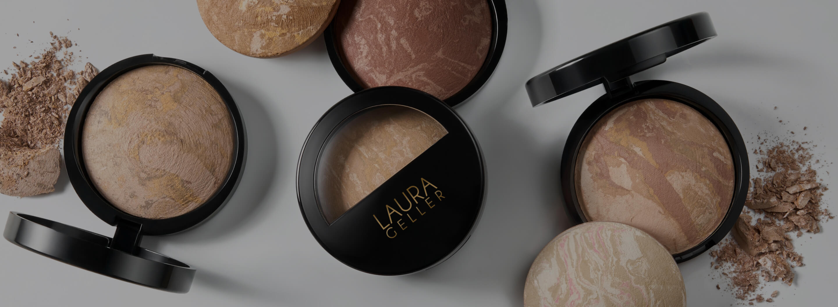 Baked Balance-n-Brighten Foundation lifestyle product layflat with texture