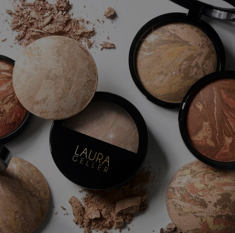 Baked Balance-n-Glow lifestyle product layflat with texture