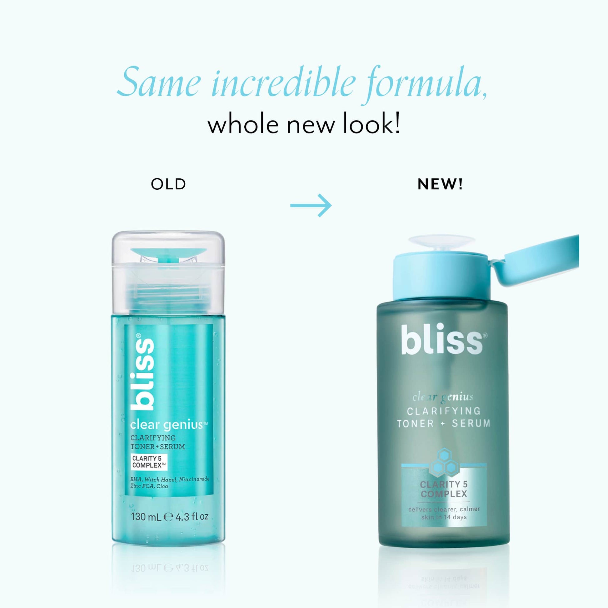 clear genius toner- new packaging