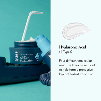 Bliss x LG Drench & Quench Moisturizer - key ingredients