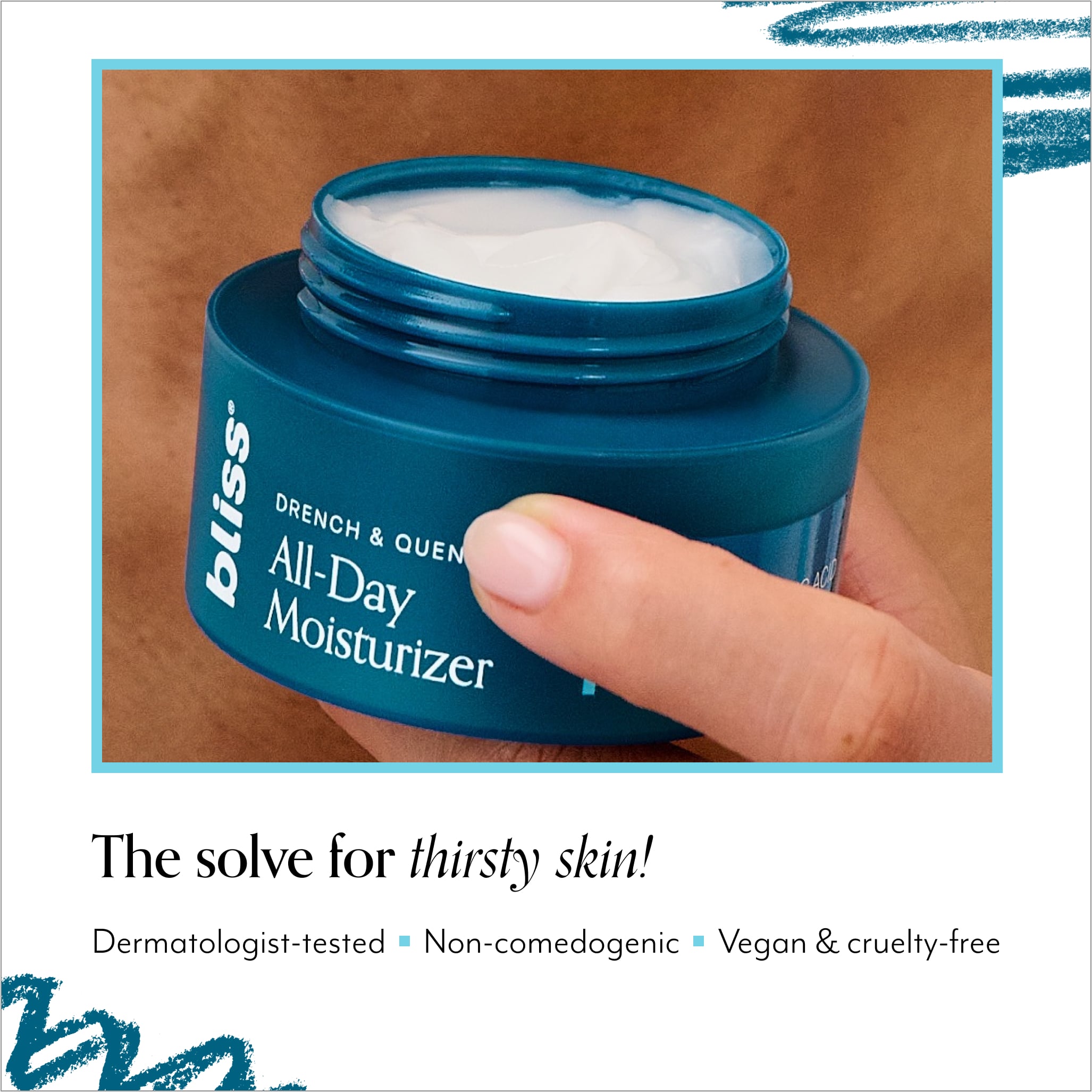 Bliss x LG Drench & Quench Moisturizer benefits