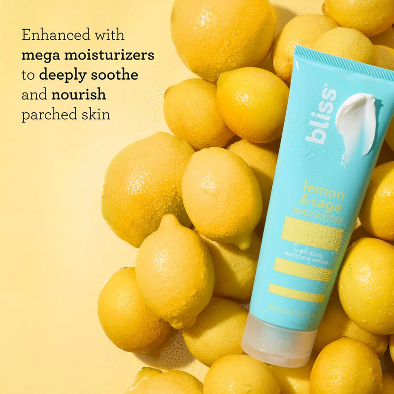 Bliss x LG Lemon & Sage Body Butter product benefits