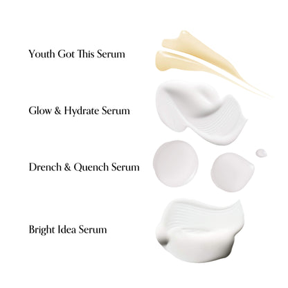 4 pc serum set - swatches