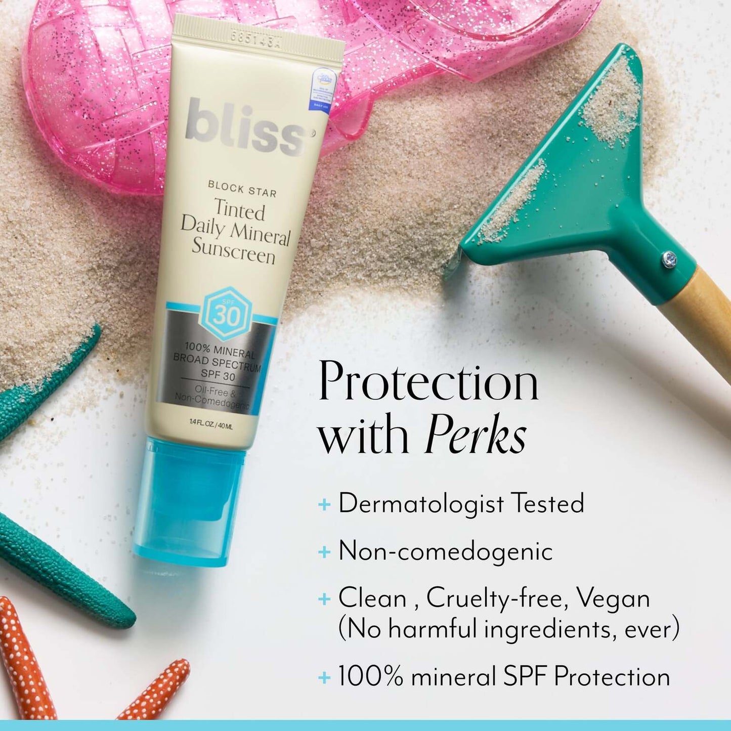 Block Star Tinted Daily Mineral Sunscreen SPF 30 claims